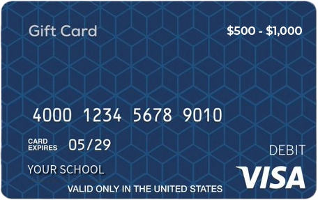 Get a Visa Gift Card for Your School